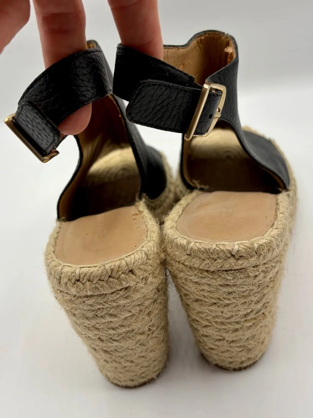 Banana Republic Leather Espadrilles